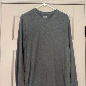 32 Degrees Cool Men's Grey Long Sleeve Shirt